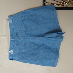 90's Essential Style High Waisted Denim Shorts